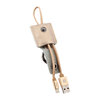 Кабель Remax RC-079M Moss USB (m)-microUSB (m) 0.3м 2.1A золотой