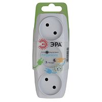 Разветвитель ЭРА SP 3р.Б/З 16A белый (1/10/60)