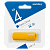 Флеш-накопитель Smartbuy Clue 4GB USB2.0 пластик желтый