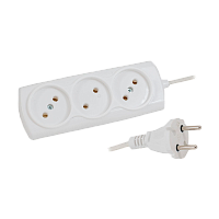 Удлинитель Старт S 3р.Б/З 6A 3.0м ШВВП 2x0.75мм² белый (1/20)