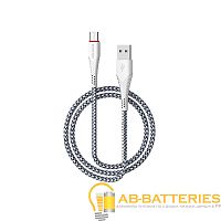 Кабель Borofone BX25 USB (m)-Type-C (m) 1м 2.4A нейлон белый (1/360)