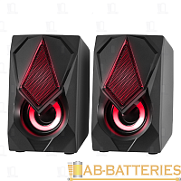 Колонки 2.0 Defender Solar 1 6W Jack 3.5mm черный (1/20)