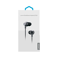 Наушники внутриканальные Lenovo QF320 с микр. черный