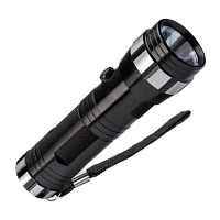 Фонарь универсальный Космос 108B 1W LED от батареек IP54 1 режим черный (1/20/120)