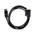 Кабель GoPower DisplayPort (m)-VGA (m) 1.8м ПВХ черный Premium Zip-Lock c подвесом (1/100)