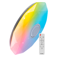 Светильник настенно-потолочный Космос DIAMOND MUSIC Premium 75W 230V LED накладной RGB пульт ДУ (1/5