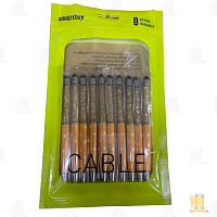 Набор стилусов-ручек Smartbuy 10 шт, в ассортименте, чернила синие