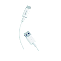 Кабель GoPower GP12T USB (m)-Type-C (m) 1м 5.4A белый (1/200/800)