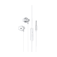 Наушники вставные HOCO M75 с микр. серебряный (1/21/210)