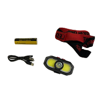 Фонарь налобный Без бренда YT-2032 от аккумулятора 3 режима