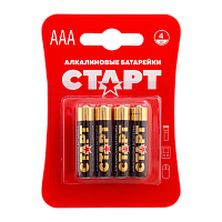 Батарейка Старт LR03 AAA BL4 Alkaline 1.5V (4/40/720)