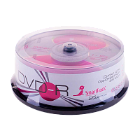 Диск DVD-R SmartTrack CB-25 4.7GB 16x 25шт. cake box (25/250) 