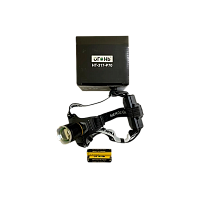 Фонарь налобный Без бренда HT-317 от аккумулятора 4 режима черный