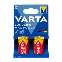 Батарейка Varta LONGLIFE MAX POWER (MAX TECH) LR14 C BL2 Alkaline 1.5V (4714) (2/12/120) 