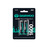 Аккумулятор бытовой Daewoo HR6 AA BL2 NI-MH 1600mAh (2/20/100)