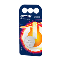 Батарейка Фотон CR2025 BL1 Lithium 3V (1/20/160)