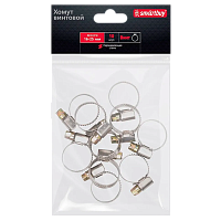 Хомут Smartbuy Винт нержавеющая сталь 10-16мм 10шт.