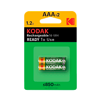 Аккумулятор предзаряженный RTU Kodak HR03 AAA BL2 NI-MH 850mAh (2/20/240/20160)