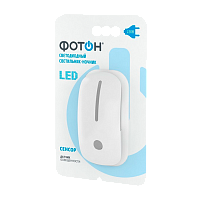 Ночник Фотон NM-200L LED 220V в розетку белый (1/10/90)