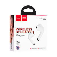 Наушники вставные HOCO EQ1 bluetooth 5.3 с микр. белый (1/14/140)