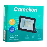 Прожектор светодиодный Camelion LFL-3004 30W 230V IP65 6500К черный (1/20)