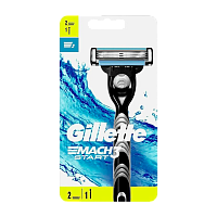 Бритва Gillette "MACH3 Start" 3 лезвия 2 кассеты ENG (1/6) 
