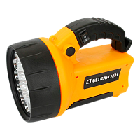 Фонарь туристический Ultraflash UF3712LED 2.5W 19LED+8SMD от аккумулятора IP22 черный желтый (1/20)