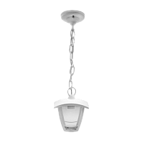 Светильник садово-парковый Camelion PP5205 «Марсель» 60W 230V E27 IP44 потолочный белый (1/8)
