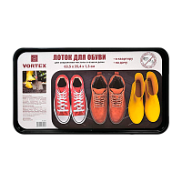 Лоток для обуви VORTEX 63.5х35.4х1.3см черный (1/20)