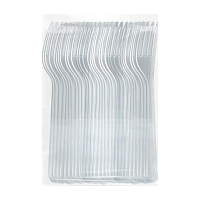 Вилка AVIORA прозрачная, премиум, 50 шт/уп, полистирол (цена за штуку) (50/1500)