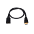 Кабель GoPower удлинитель HDMI 2.0 (m)-HDMI (f) 0.5м ПВХ черный Premium Zip-Lock c подвесом (1/250)
