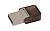 Флеш-накопитель Kingston DataTraveler microDuo 8GB USB2.0 microUSB (m) металл коричневый