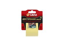 Клейкая лента Сила 48мм*5м двусторонняя ХБ каучук (1/24/72) 