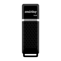Флеш-накопитель Smartbuy Quartz 16GB USB2.0 пластик черный