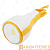 Фонарь туристический Трофи KB-301 COB от батареек белый желтый (1/25/50)
