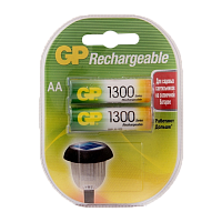 Аккумулятор бытовой GP HR6 AA BL2 NI-MH 1300mAh в пластиковой упаковке (2/20/200)