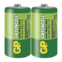 Батарейка GP GreenCell R20 D SH2 Heavy Duty 1.5V (2/20/200) R
