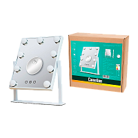 Зеркало Camelion M283-DL настольное подставка с подсветкой/7x белый (1/5)