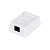 Розетка Atcom 1 порт накладная (UTP, RJ45, Кат.5e, белая)