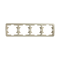 Рамка Makel Mimoza 4пост. кремовый 32039 (1/25)