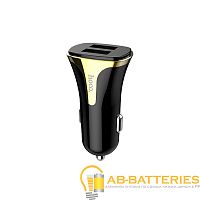 Автомобильное З/У HOCO Z31 2USB 3.4A QC3.0 черный (1/14/140) 