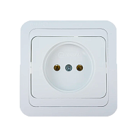 Розетка Makel Mimoza 1гн. 16A керамика белый 12002 (1/12)