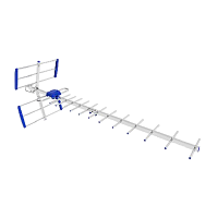 ТВ-Антенна наружная Вектор AR-515 активная с питанием с усилителем DVB-T/T2 (1/10)