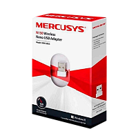 Wi-Fi адаптер Mercusys MW150US 150Мбит USB 802.11 (1/90) 