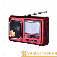 Радиоприемник XBSONTEC XB-1780URT пластик microSD USB/Jack3.5 красный (1/40) 