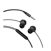 Наушники внутриканальные HOCO M44 с микр. черный (1/16/160)