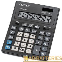 Калькулятор полноразмерный Citizen BusinessLine CDB1201-BK 12-разрядный для бухгалтеров черный (1/20
