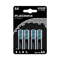 Батарейка Pleomax ECONOMY LR6 AA BL4 Alkaline 1.5V (4/24/480)