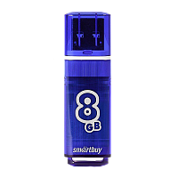 Флеш-накопитель Smartbuy Glossy 8GB USB3.0 пластик синий