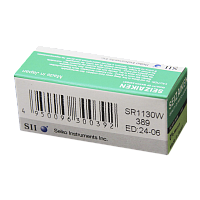 Батарейка SEIZAIKEN 389 (SR1130W) Silver Oxide 1.55V (1/10/100/1000)